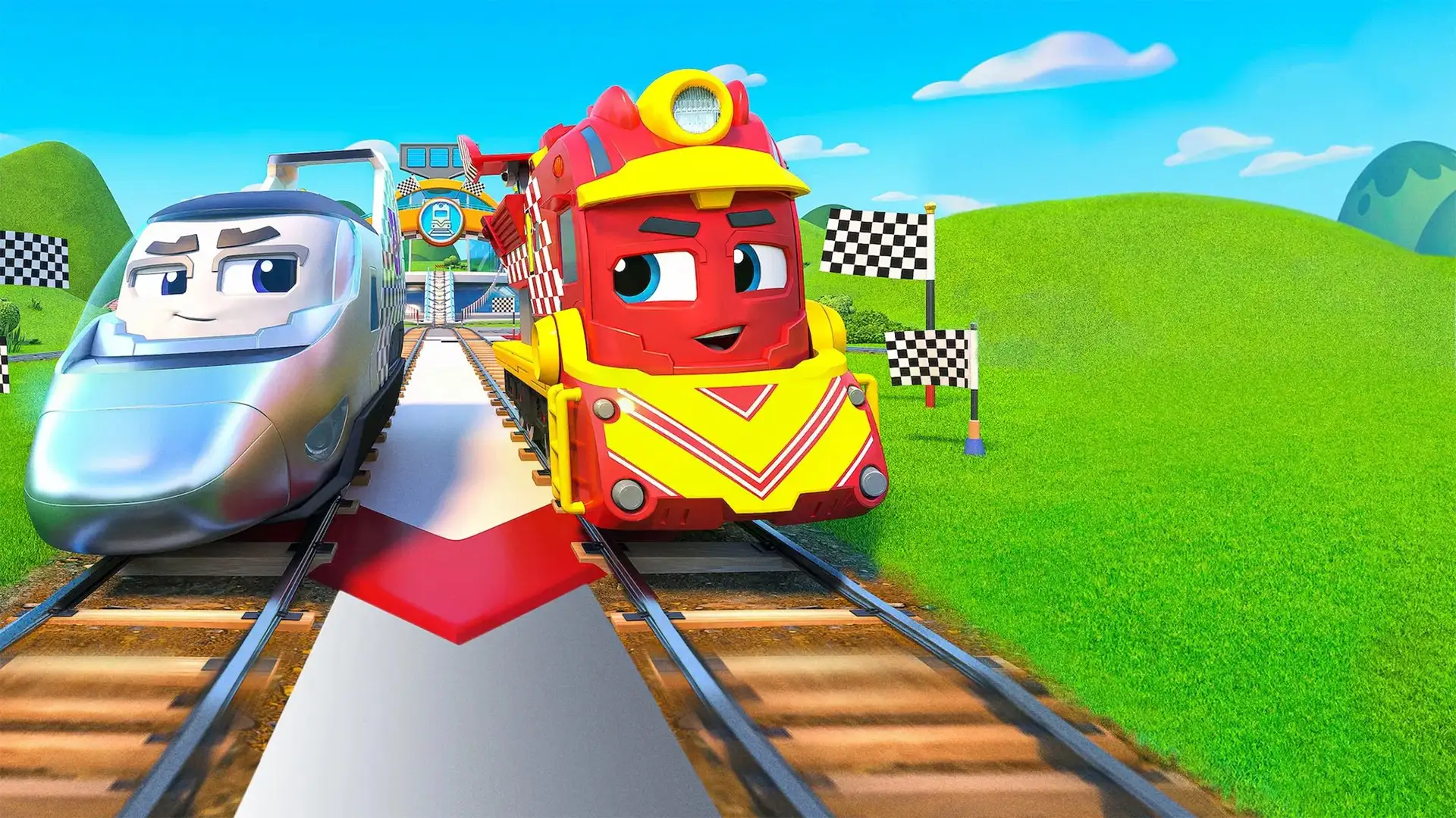 مسابقه قطارهای مایتی اکسپرس